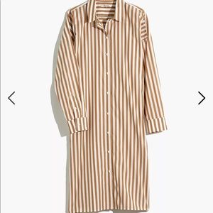 Madewell striped tunic shirt dress XXS
